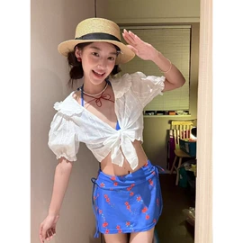 比基尼;连体泳衣;三件套泳装