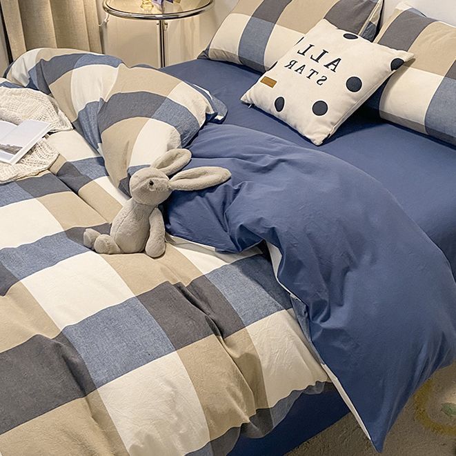 Funda de edredón de algodón de algodón de una sola pieza 180x220 Funda de edredón individual 150x200x230cm Funda de edredón simple de lujo ligero de alta gama