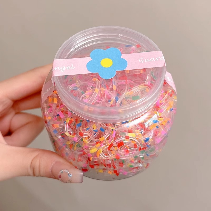 Bebé atado cabello de cabello niñas no lastimar cabello corda de goma anillo de cabello bebé tocado de cabello adorable para niños mujeres