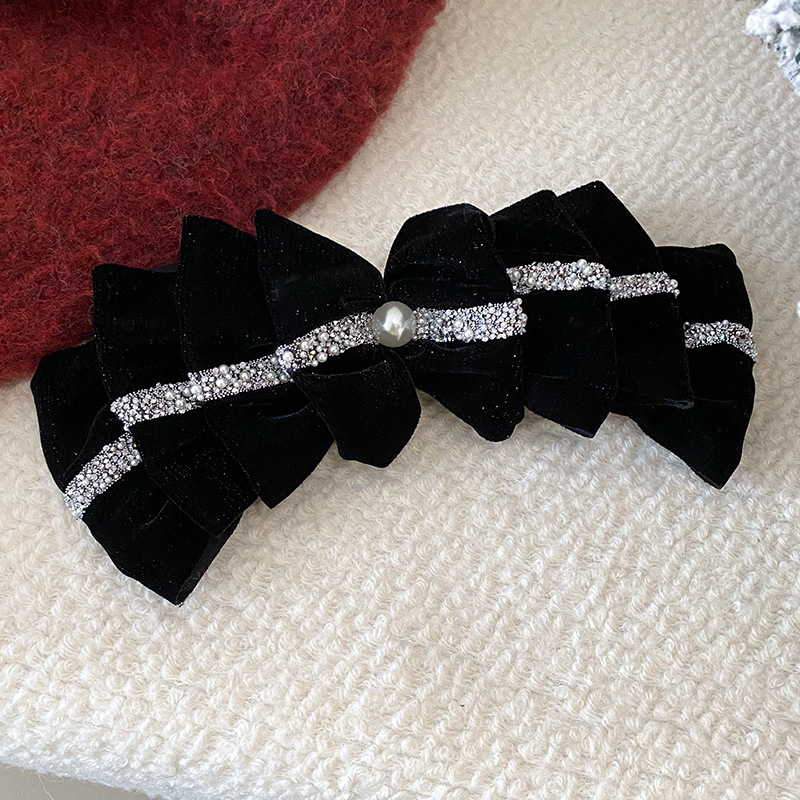 90g Weight Hair Clip Hair Accessories Type 1 Piece Quantity Daily, Date, Shopping Occasion Bow Knot Pattern Women's Gender Sweet Style Women's Sweet Bow Knot Cloth Hair Clip 13
