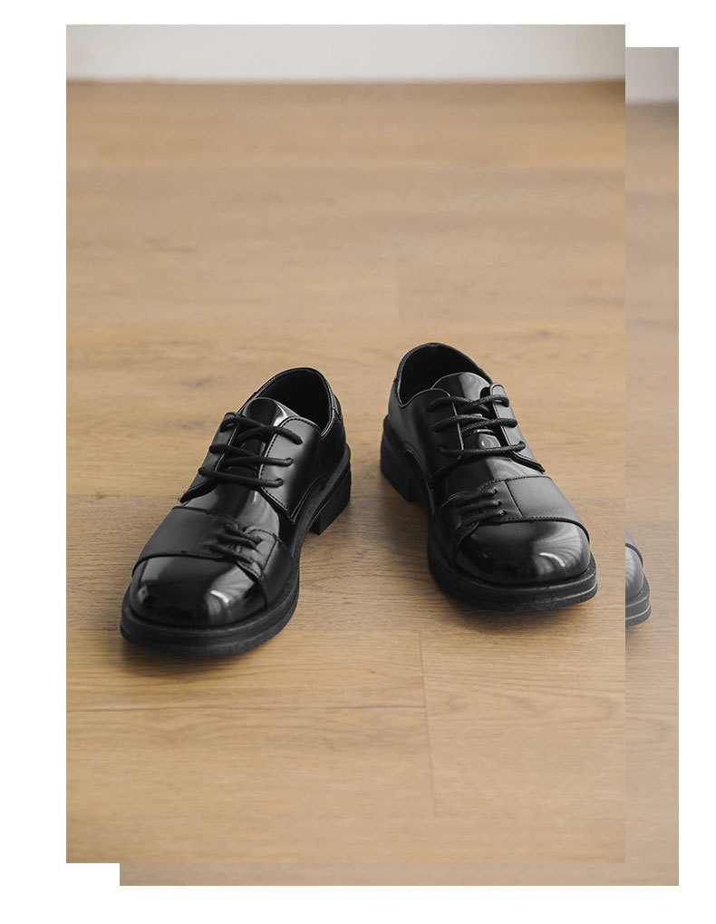 ShoeVault Herren Leder 2025 Neue Casual Herbst Britische Business Formale Hochzeit Square Toe Derby Schuhe_voghion.com