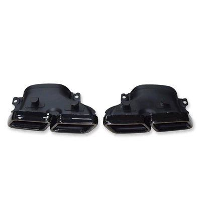 Suitable for Mercedes-Benz W205C Exhaust pipe - 15-18-years-split-black-mouth