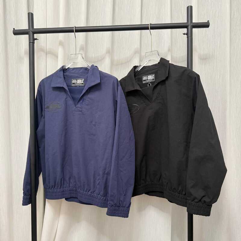 Cross-Border Corteize Alcatraz Half-Zip Printed Pullover with a Turn-Down Collar, Trendy Street Style Ins