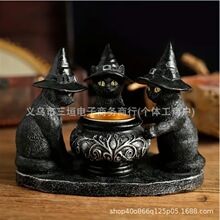 �羳�¿�Ghost Wizard Magic Cat Candlestick���`�׎�ħ��؈�T̨