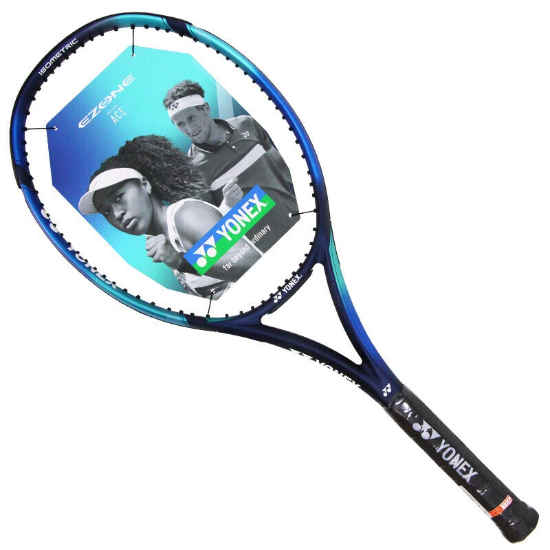 Ракетка Yenix Tennis 102 большая ракетка 7-го поколения, полноуглеродная ezaex небесно-голубая G2 ~260 г, для сетовой игры