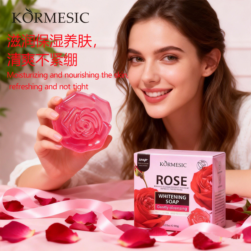 Transfronterizos KORMESIC rojo jabon de limpieza corporal jabón de baño fabricantes de comercio exterior al por mayor