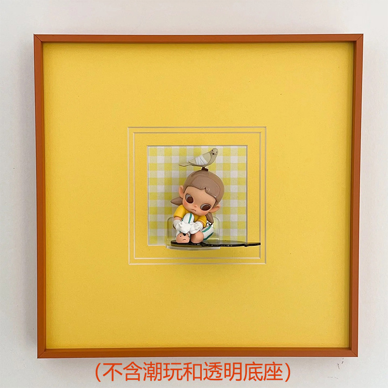 Small Decorative Painting on the Wall Dopamine Noyota Blind Box Photo Frame Storage Display Stand Entrance DIY Display Frame Small Decorative Painting on the Wall Dopamine Noyota Blind Box Photo Frame Storage Display Stand Entrance DIY Display Frame