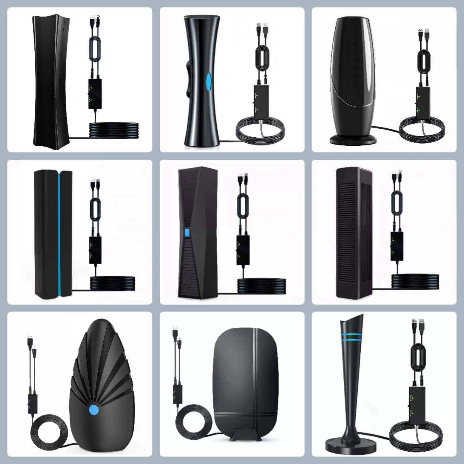 Трансграничная частная модель ТВ-антенны HDTV, наземная волновая внутренняя и наружная антенна, прием цифрового сигнала высокой четкости