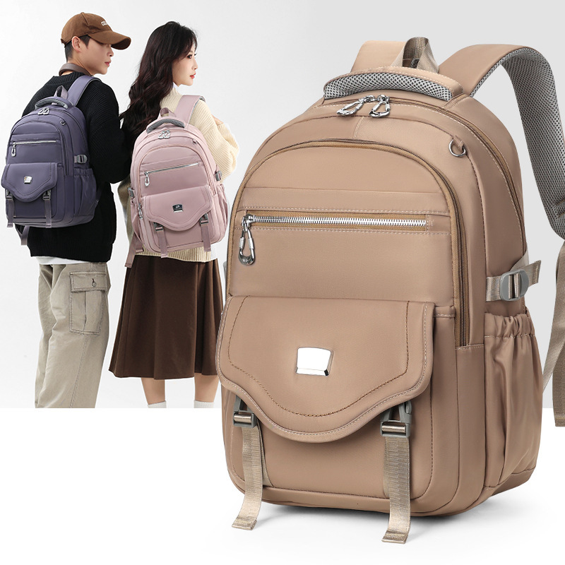 Classic business commuter backpack, laptop large-capacity backpack, lightweight waterproof school bag for men for travel