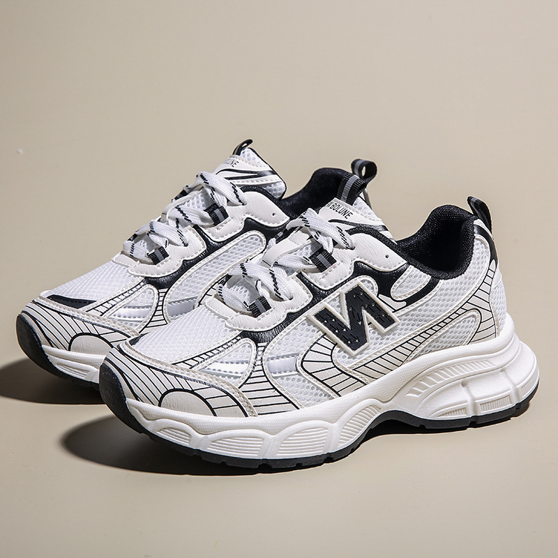 New Balance 5536 Dad Shoes Couple 2025 Early Autum New Mesh Thick-Soled Casual Sports Shoes Large Size Women's Shoes