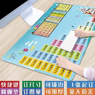 [Dropshipping] Extra Large Multiplication Table Elementary School Keyboard Mat, Dirty Resistant, Cute Children’s Thick Desk Mat