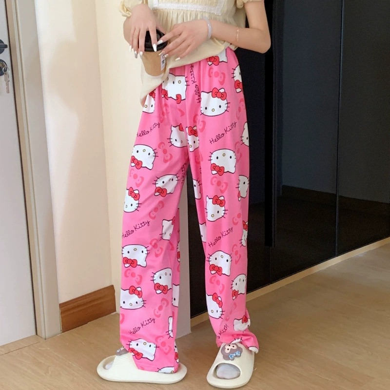 Summer thin cartoon trousers, Korean style
