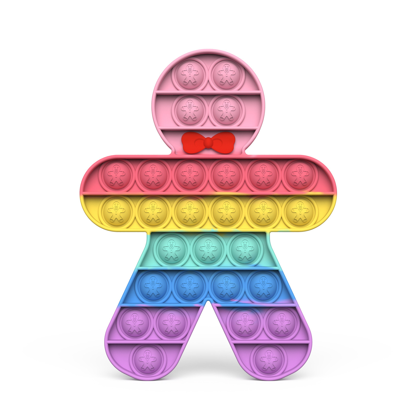 게임 보드 (진저 브레드 맨): 마카롱 컬러