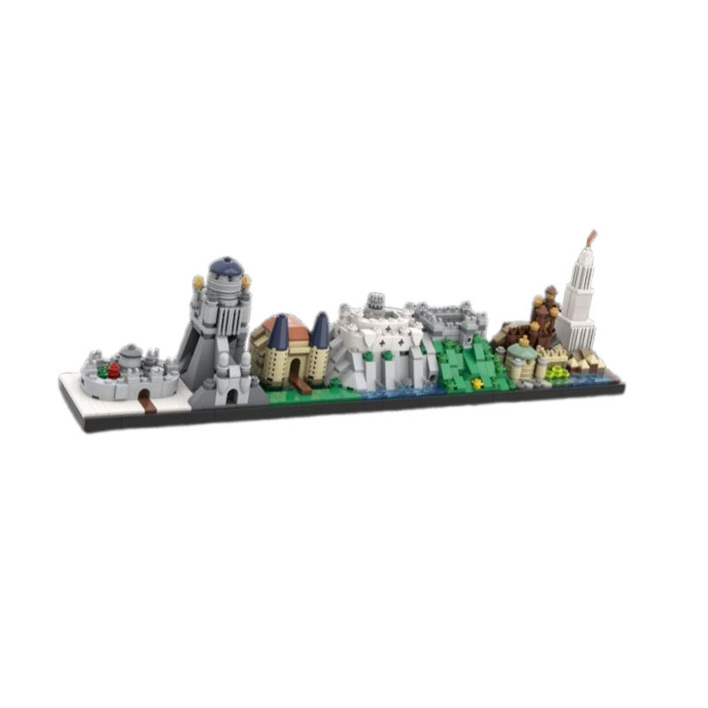 Westeros Skyline Klemmbausteine Modell Für Kinder Bauklötze_voghion.com