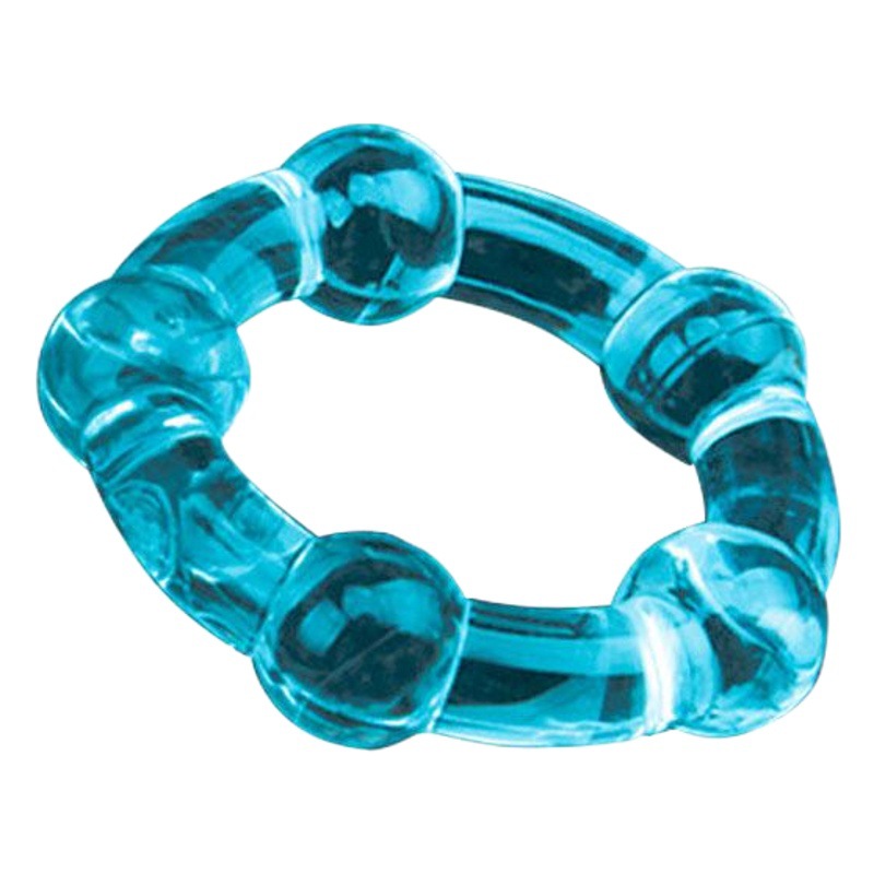 Penis Locking Ring with Beads, Time Ring, Crystal Particle Ring, Sex Ring, Three-Color Ring, Male Adult Appliances Wholesale