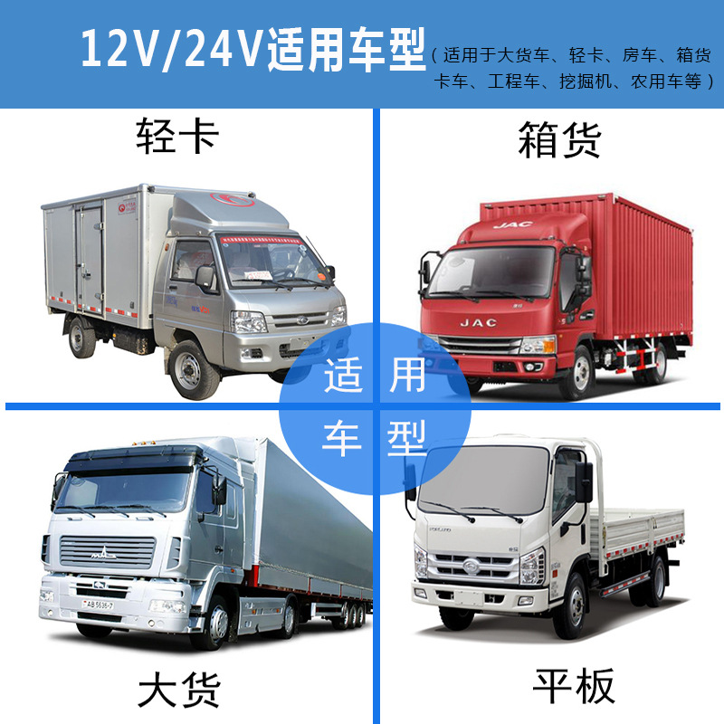 Car Air Conditioner, Vehicle-Mounted Electric Parking Cooler, Integrated Machine for Trucks, Solar-Powered Refrigeration, Smart Car Accessories, 12V24V Rooftop