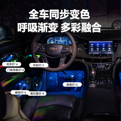 Panel (Dashboard) işıqlandırması Cadillac CT6 (2016-2022)