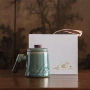 商务家用简约山石泡茶杯