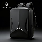 跨境硬壳商务双肩包男款大容量休闲背包大学生17.3寸游戏电脑背包