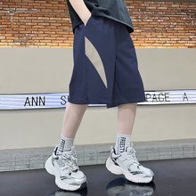 男童短裤2025新款夏季中大儿童凉感透气男孩夏装五分休闲裤子ins