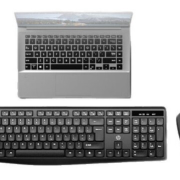 HP (HP)CS10Lワイヤレスキーボードマウスセット軽音ボタンオフィスキーボード104キーフルサイズ|undefined