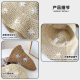 Sweet Little Daisy Flower Straw Hat Women's Spring and Summer Seaside Beach Shade Hat Shows Face Small Holiday Fisherman Hat