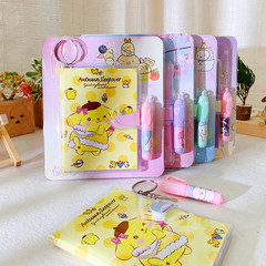 Keychain Mini Cartoon Handnote Set Cute Gel Cover Sticky Note Book Notebook Kurumi Stationery Small Gift