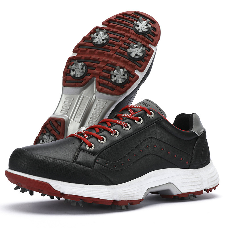 Le Chuang THESTRON new golf shoes plus size cross-border men's golf shoes with nails plus size 39-4