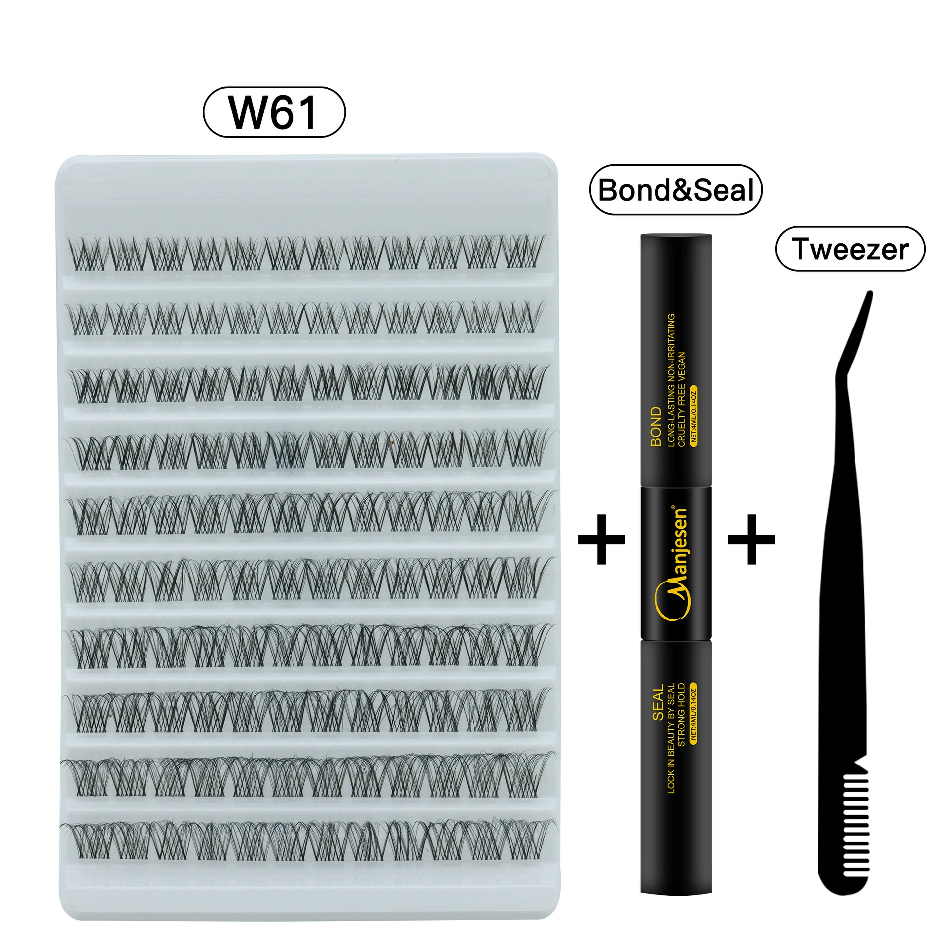 Кросс-бордер ресницы накладные false eyelashes large capacity ladder thickening