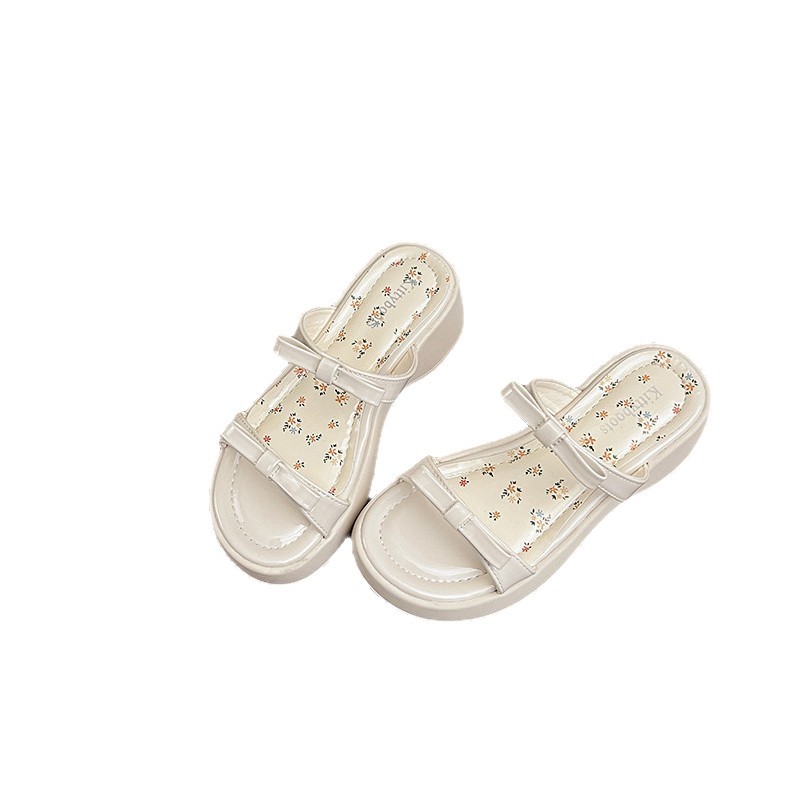 Zapatillas cómodas de arco con un pie sandalias de flores de verano 2026 nuevos zapatos de playa con suela suave y media image 5