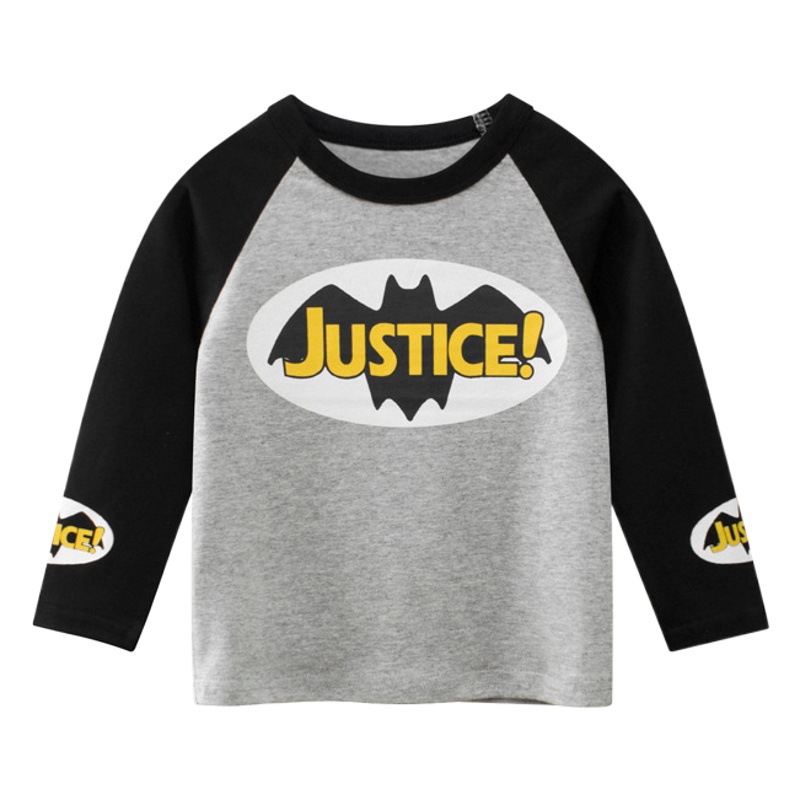 Estilo coreano ropa para niños otoño nueva camiseta de manga larga para niños al por mayor camisa de fondo para niños ropa para bebés ventas de una generación