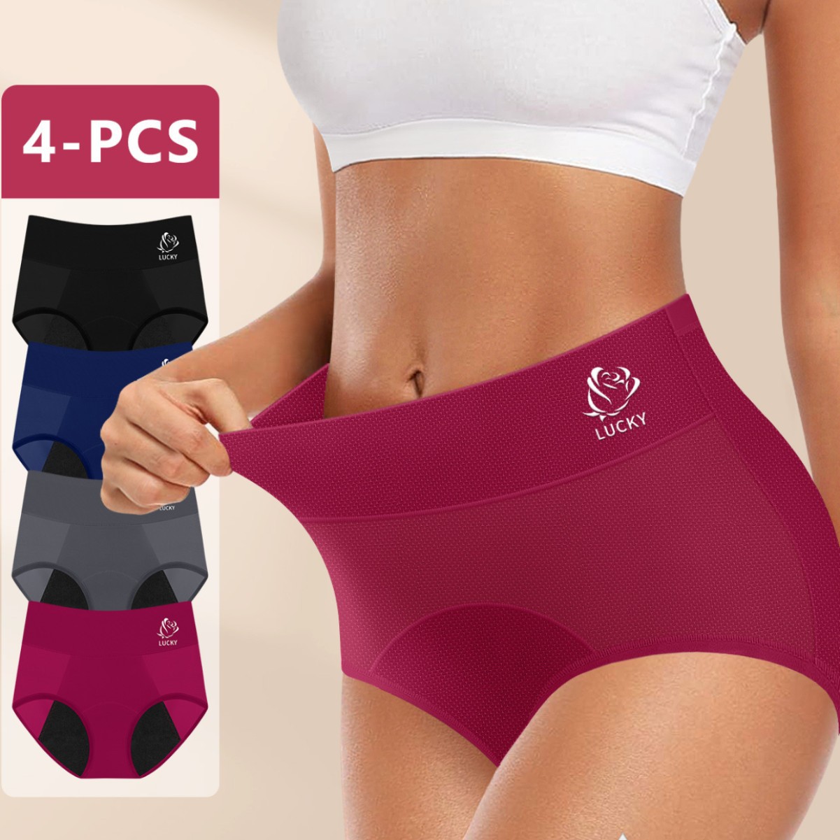 【海外仓代发】生理内裤姨妈防漏月经期女士经期Period Panties