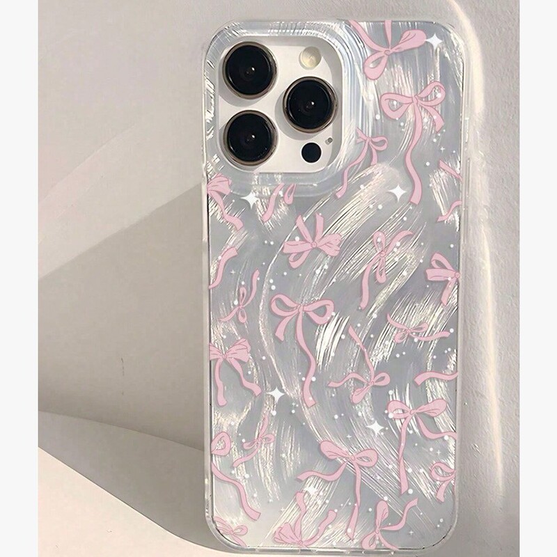 Sweet Feather Bow Suitable for Apple Iphone11/12/13/14/15/16/17Promax Mobile Phone Case Sweet Feather Bow Suitable for Apple Iphone11/12/13/14/15/16/17Promax Mobile Phone Case