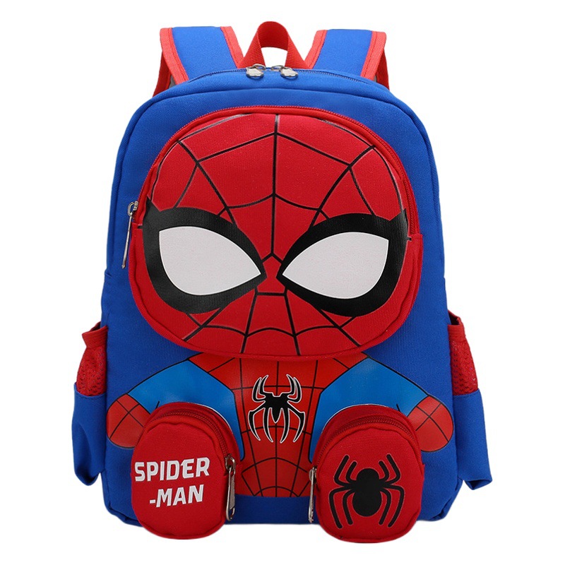 2023 mochila de Kindergarten Spider-Man mochila transfronteriza de dibujos animados gatito gato mochila de primer grado pequeña mochila