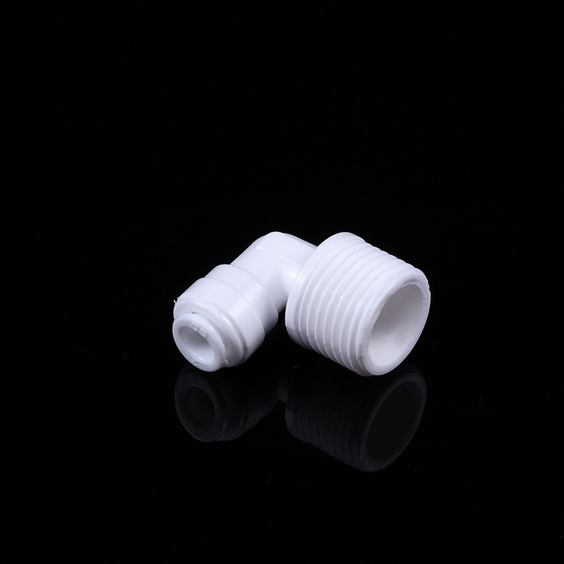 Conector de tipo L sin tarjeta 4048 conector 4 puntos dientes exteriores gire 2 puntos tubo conexión rápida RO purificador de agua pura accesorios universales