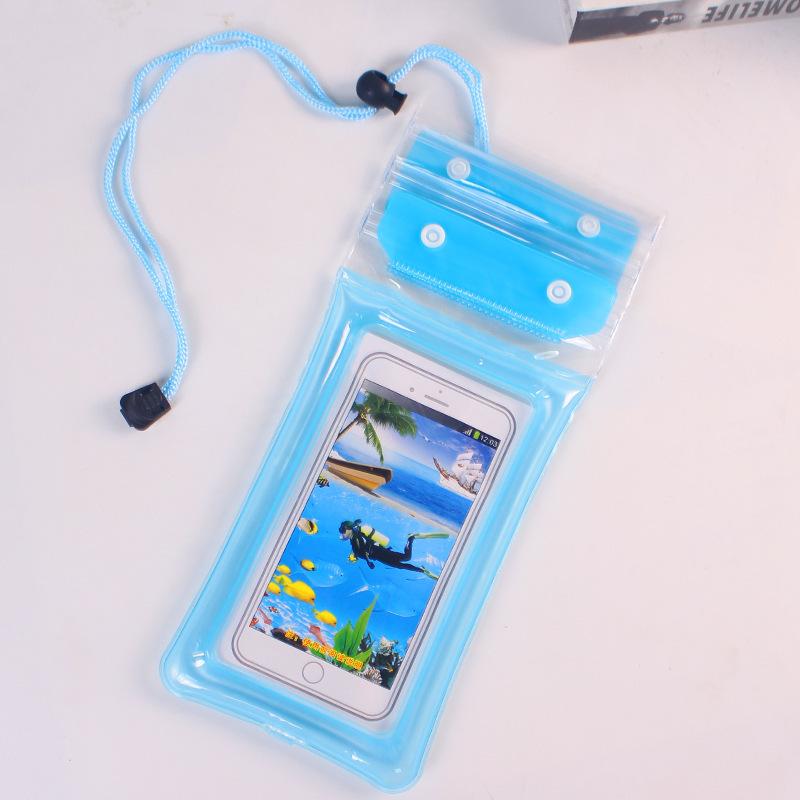 70% off 携帯電話防水バッグエアバッグベルクロタッチスクリーン水泳温泉シールストリップ 4 倍防水ケース卸売|undefined
