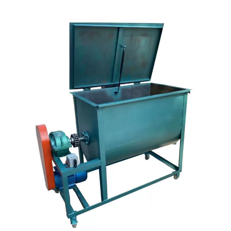 Машина для перемешивания, большое горизонтальное оборудование для смешанных корма, 500 кг, горизонтальное смесительное оборудование