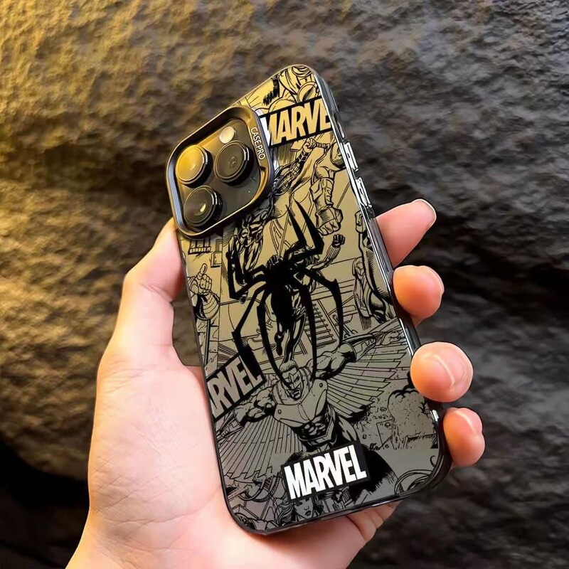 Spider Suit Case Suitable for Apple 17Promax Phone Case Iphone16/15Plus New Model 14Pro/13/12