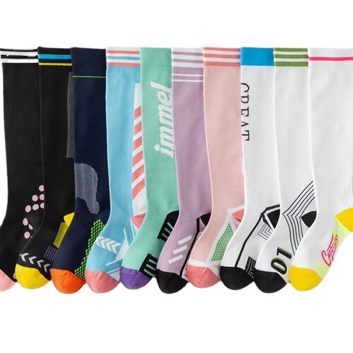 Fitness calf socks, thin leg pressure yoga socks, running jump rope sports socks, professional sports muscle socks