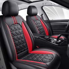 24年Car seat cover新款菱形皮革四季通用汽车坐垫一件代发批发