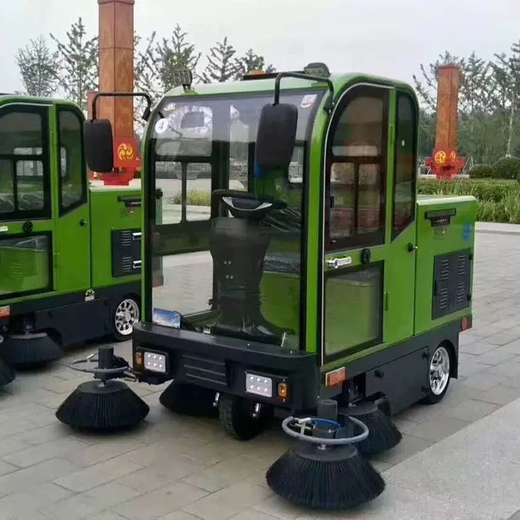 中旺全封闭扫地车新能源马路扫地机多功能清扫车机器设备