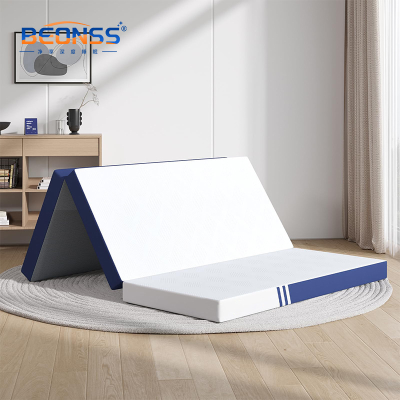 Folding Mattress Bed Trifold Floor Guest Bed Foldable Sleeping Mat Adult Trifold Foam Camping Mat