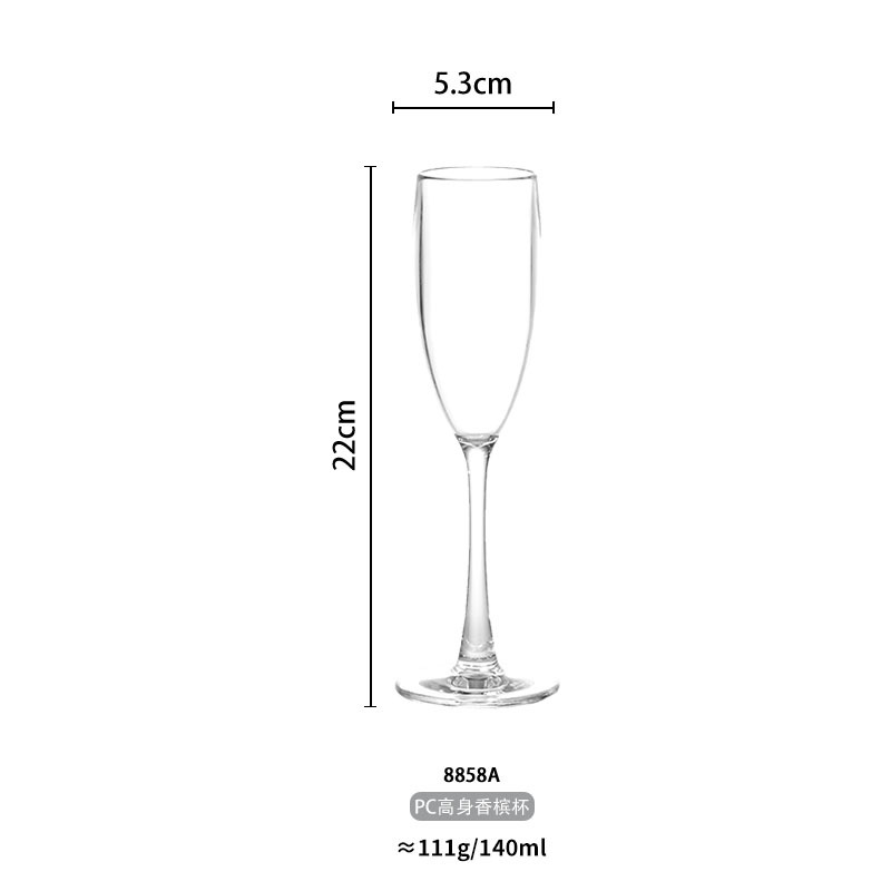 8858APC copa de champán alto