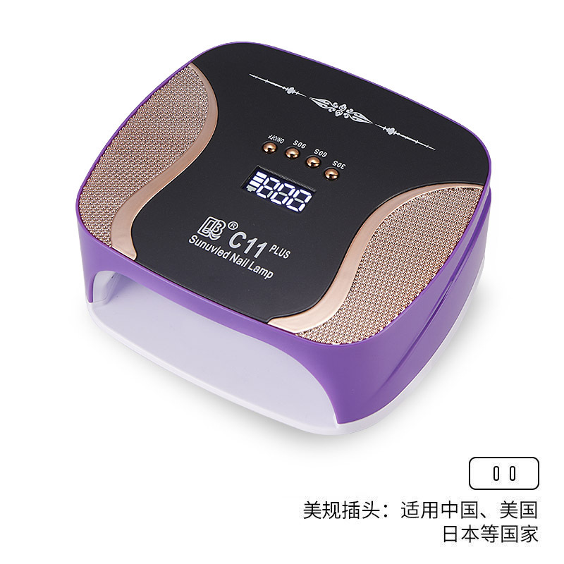 Lámpara de manicuras de alta potencia 188W tienda de manicuras transfronteriza especial de manicuras de luz de terapia de almacenamiento de energía de diamante tipo de lámpara de pegamento de manicuras