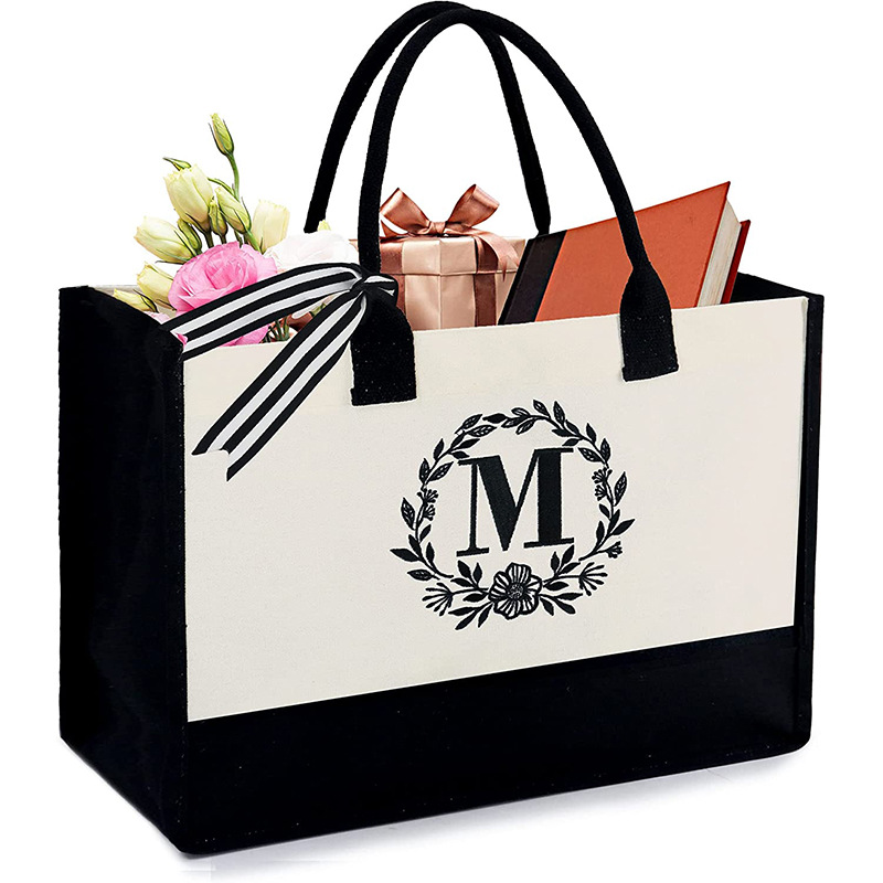 Bolsa de Lona de Gran Capacidad, Superventas Transfronterizas 2025, Bolsa de Hombro Única, Bolsa de Mujer, Bolsa de Compras Grande con Estampado de Letras