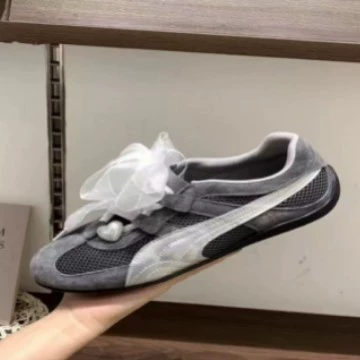 Soft Leather Moral Training Shoes for Women 2025 Summer New Breathable Mesh Casual Retro Forrest Gump Shoes Low-top Wear-Resistant Sneakers for Women