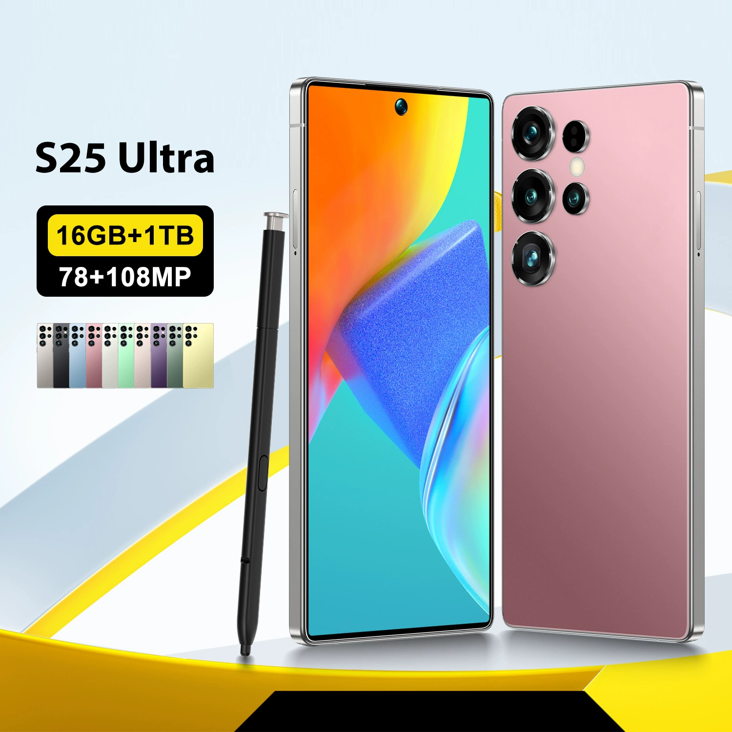 Смартфон SiMi S25 Ultra с элитным смарт-часами, 128 ГБ, 3-дюймовый Android, глобальная версия