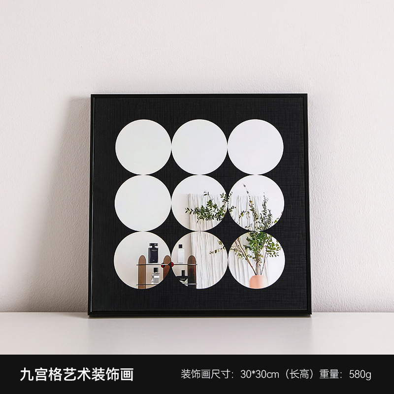 Entrar en el hogar decoración de puerta de entrada moderna alta sensación de sala de estar hogar escritorio TV comedor armario zapatos nicho decoración suave