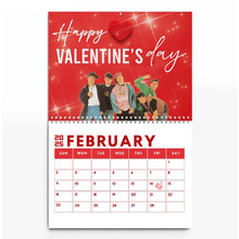 横款照片挂历个性挂历定制企业宣传挂历创意挂台历批发可印logo