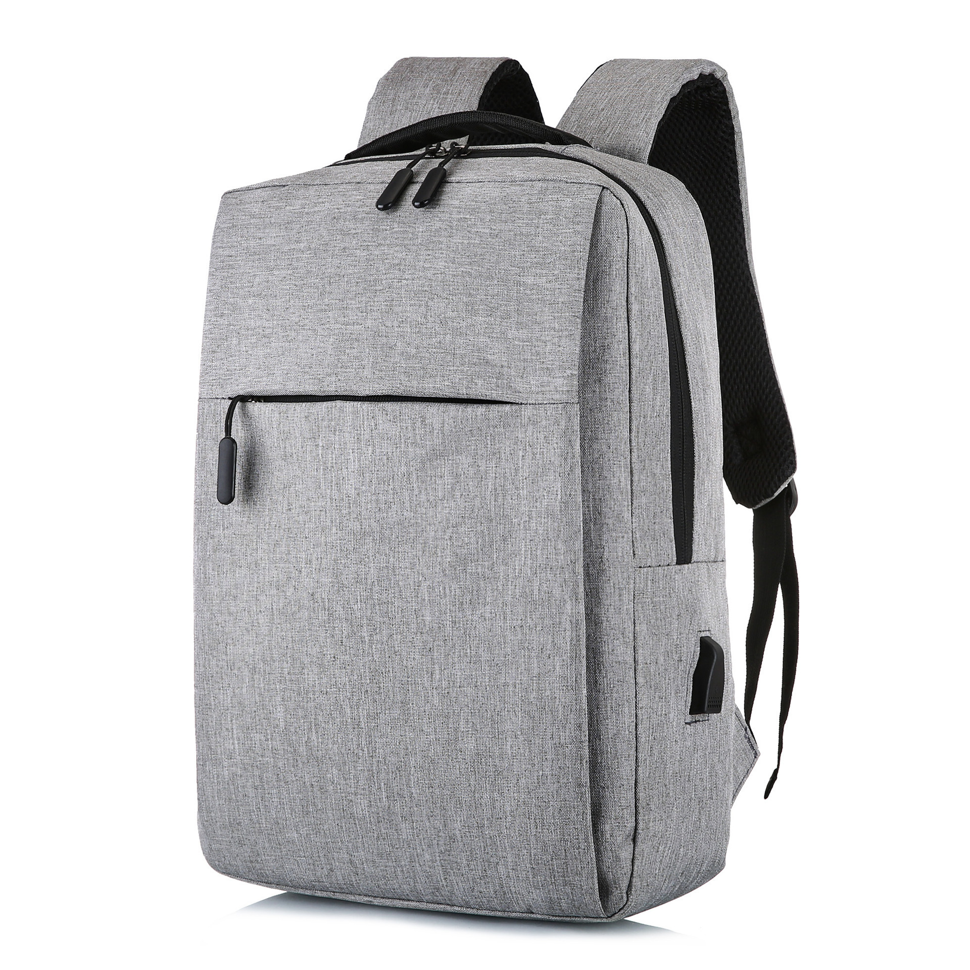 Business backpack men's laptop bag simple commuting leisure printing logo large capacity backpack wholesale